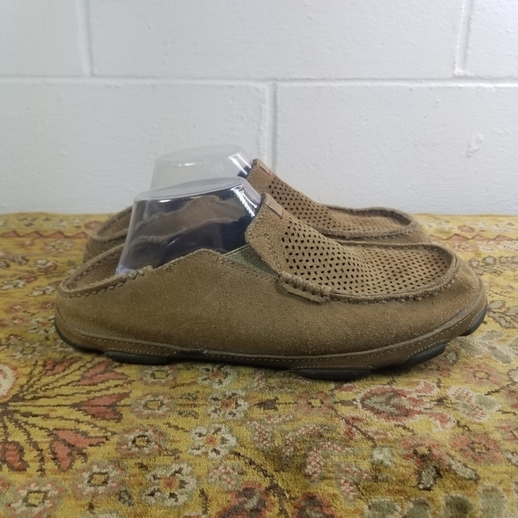 Olukai moloa kohana suede slip on shoes main image 4